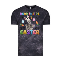 Cloud Black dead inside but it's easter Vintage Tee - MaliasSmallBusiness