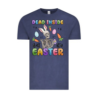 Vintage Denim dead inside but it's easter Vintage Tee - MaliasSmallBusiness