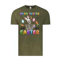 Vintage Olive dead inside but it's easter Vintage Tee - MaliasSmallBusiness