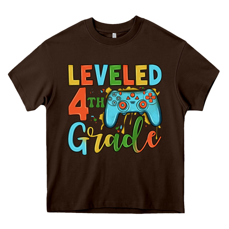 Leveled 4th Grade Heavy Core Tee by JahusDesignShop | Teevron