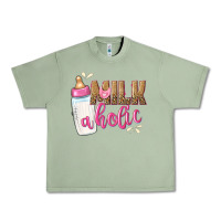 Oil Green milkaholic girls Urban Heavy Tee - NancyCooperArtShop