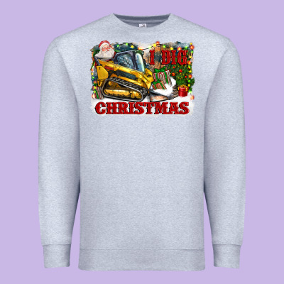 I Dig Christmas Premium Sweatshirt Designed By Cowgirlartshop