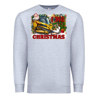 Heather Grey i dig christmas Premium Sweatshirt - CowGirlArtShop