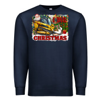 Navy i dig christmas Premium Sweatshirt - CowGirlArtShop