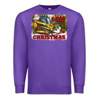 Purple i dig christmas Premium Sweatshirt - CowGirlArtShop