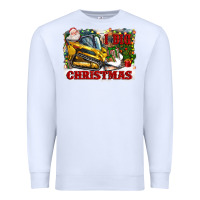 White i dig christmas Premium Sweatshirt - CowGirlArtShop