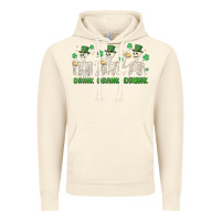 Vintage Artic drink drank drunk st. patricks day skeletons Vintage Hoodie - MaliasSmallBusiness