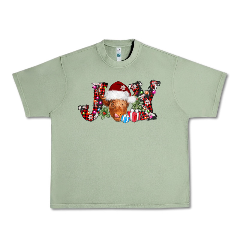 Joy Christmas Heifer Urban Heavy Tee by AdoDesignShop | Teevron
