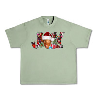 Oil Green joy christmas heifer Urban Heavy Tee - AdoDesignShop