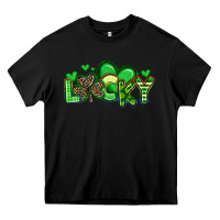 Black lucky st patrick s day Heavy Core Tee - Artiststas