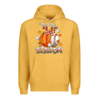 Mustard its the season baseball Premium Hoodie - CowGirlArtShop