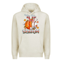 Oatmeal Heather its the season baseball Premium Hoodie - CowGirlArtShop