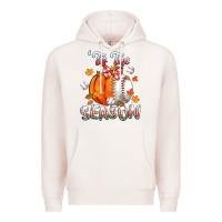 Pale Pink its the season baseball Premium Hoodie - CowGirlArtShop