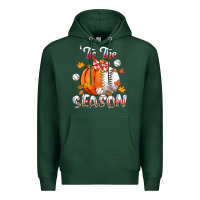 Sports Green its the season baseball Premium Hoodie - CowGirlArtShop