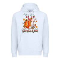 White its the season baseball Premium Hoodie - CowGirlArtShop