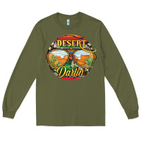 Army Green desert darlin' sunglassess Long Sleeve Tee - JahusDesignShop