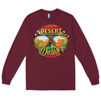 Burgundy desert darlin' sunglassess Long Sleeve Tee - JahusDesignShop