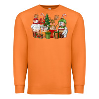 Carrot christmas polar bear reindeer and snowman coffee c Premium Sweatshirt - CowGirlArtShop