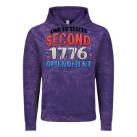 Cloud Purple united states second 1776 amendment Vintage Hoodie - MaliasSmallBusiness