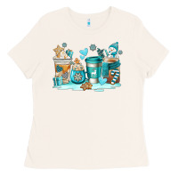 Bone winter coffe cups Ladies Tee - AdoDesignShop