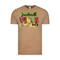 Vintage Coffee juneteenth vibes only Vintage Tee - MaliasSmallBusiness