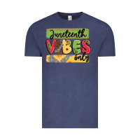 Vintage Denim juneteenth vibes only Vintage Tee - MaliasSmallBusiness