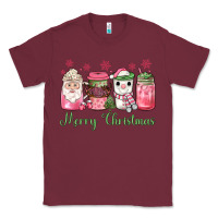 Burgundy pink  merry christmas coffee Classic Tee - JahusDesignShop