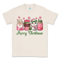 Natural pink  merry christmas coffee Classic Tee - JahusDesignShop