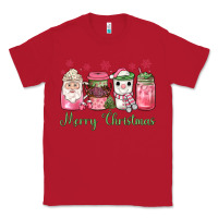 Red pink  merry christmas coffee Classic Tee - JahusDesignShop