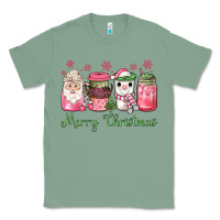 Sage pink  merry christmas coffee Classic Tee - JahusDesignShop