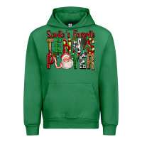Emerald Santa's Favorite Tennis Player For Christmas Urban Hoodie - FaDigitalArtStudio