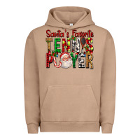 Santa's Favorite Tennis Player For Christmas Urban Hoodie | Teevron