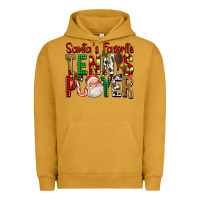 Pigment Peanut Butter Santa's Favorite Tennis Player For Christmas Urban Hoodie - FaDigitalArtStudio