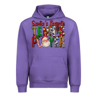 Tulip Santa's Favorite Tennis Player For Christmas Urban Hoodie - FaDigitalArtStudio