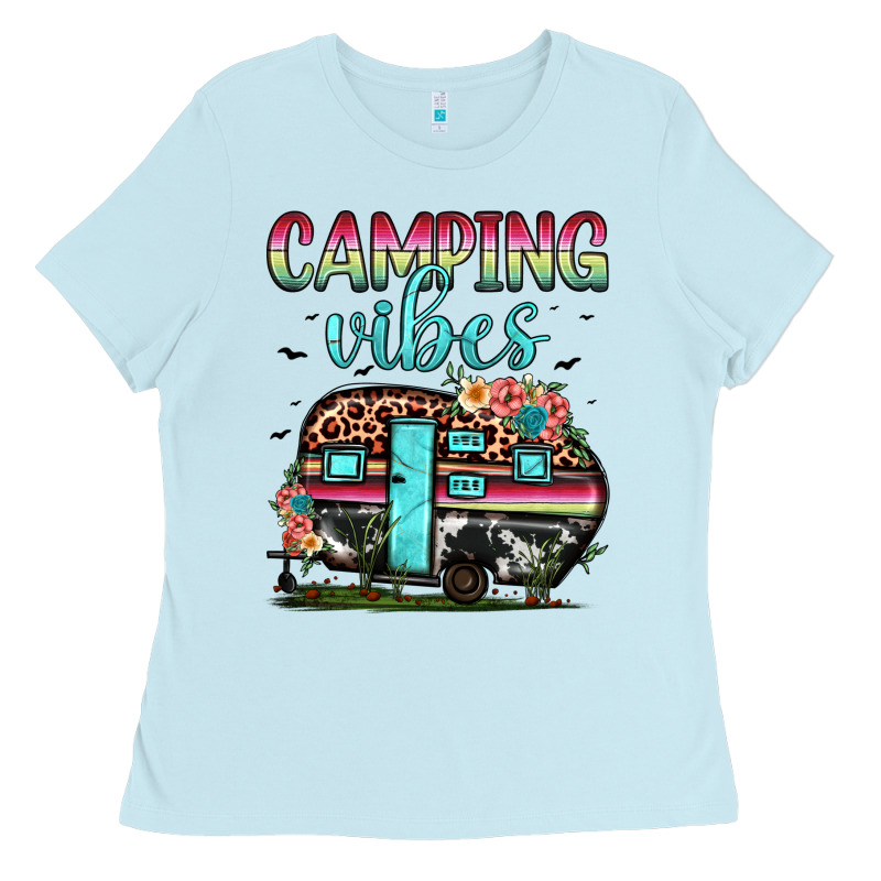 Camping Vibes Ladies Tee by JahusDesignShop | Teevron