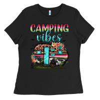 Black camping vibes Ladies Tee - JahusDesignShop