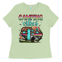 Matcha camping vibes Ladies Tee - JahusDesignShop
