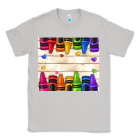 Moon Dust custom teacher name crayons Classic Tee - NancyCooperArtShop