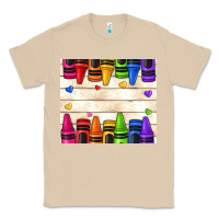 Mushroom custom teacher name crayons Classic Tee - NancyCooperArtShop