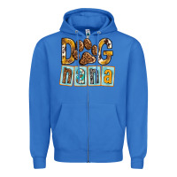 True Royal Dog Nana with Paw Zipper Hoodie - texasbilliewilder