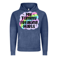 Vintage Denim my tummy freaking hurts Vintage Hoodie - MaliasSmallBusiness