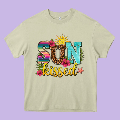Sun Kissed Heavy Core Tee Designed By Adodesignshop