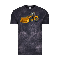 Cloud Black bulldozer Vintage Tee - JahusDesignShop