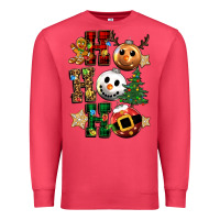 Cardinal ho ho ho christmas Premium Sweatshirt - CowGirlArtShop