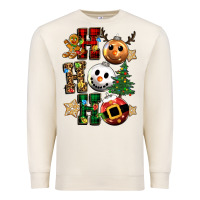 Sandshell ho ho ho christmas Premium Sweatshirt - CowGirlArtShop