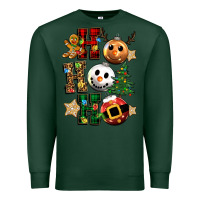 Sports Green ho ho ho christmas Premium Sweatshirt - CowGirlArtShop