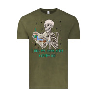 Vintage Olive i like my books spicy and coffee icy Vintage Tee - MaliasSmallBusiness