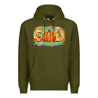 Army Green with god all things are possible Premium Hoodie - CowGirlArtShop