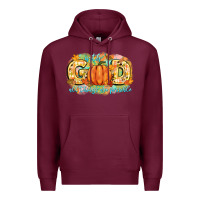 Burgundy with god all things are possible Premium Hoodie - CowGirlArtShop