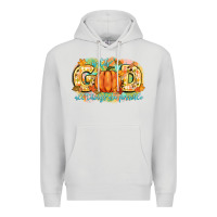 Dove Grey with god all things are possible Premium Hoodie - CowGirlArtShop